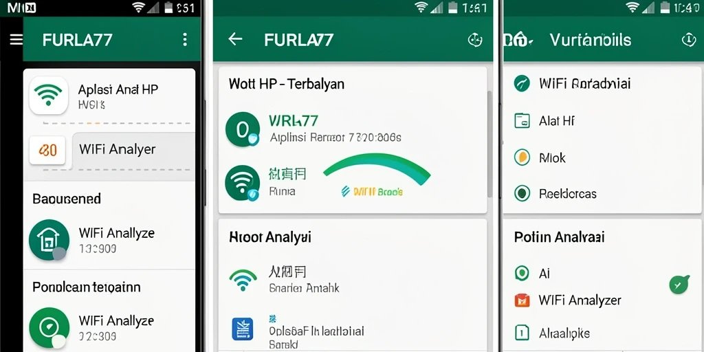 Tampilan antarmuka FURLA77 yang intuitif untuk analisis WiFi.