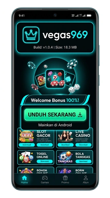 Tampilan halaman APK vegas969